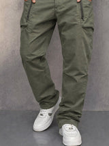 Ridley | Men's Cotton Cargo Pants – Zip Pockets