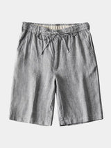 Gris Mariner Linen Shorts