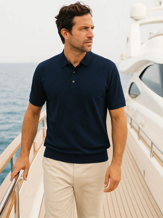 Navy Windsor Polo
