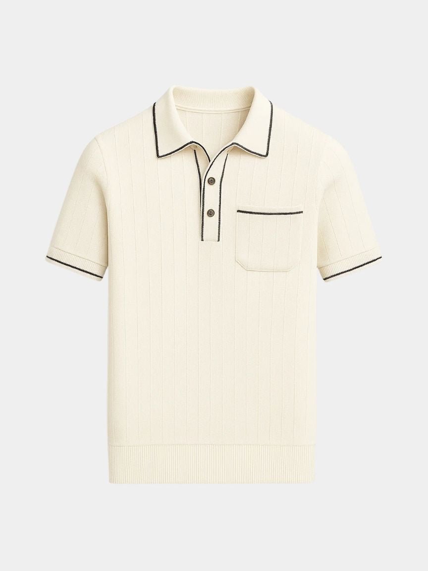 Old Money Knit Polo Shirt