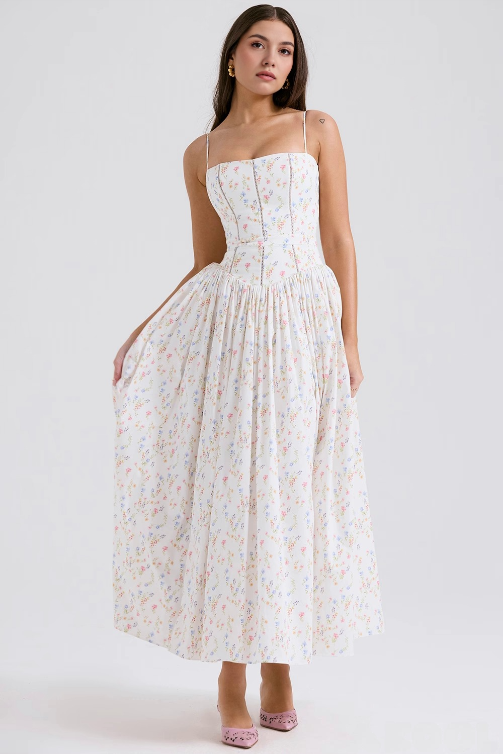 VIOLETTA - Midi Dress Posy
