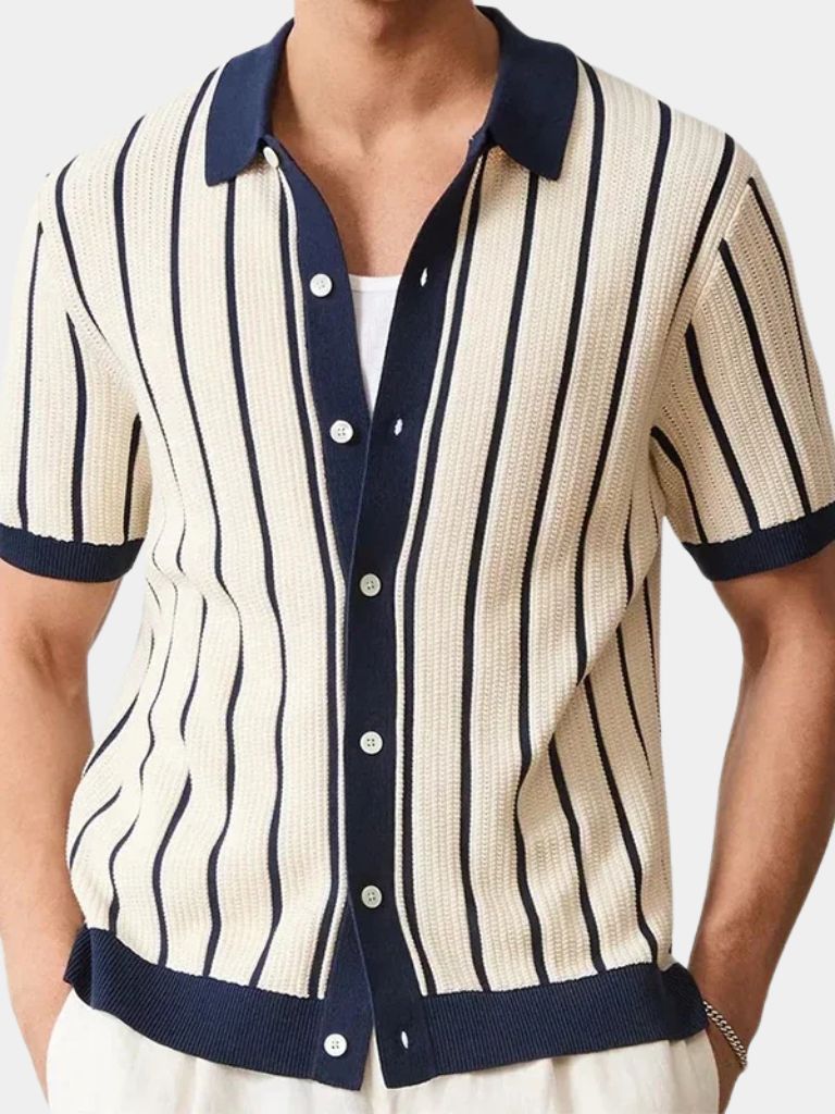 Atlantic Frame Knit Polo