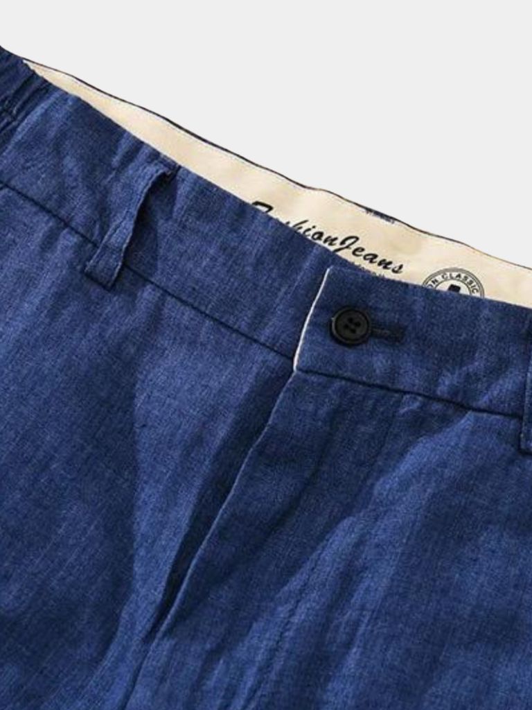 Linen Shorts Bleu Horizon