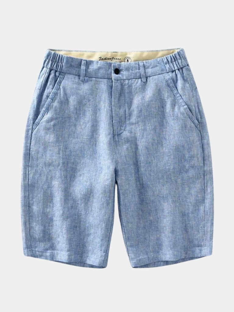 Linen Shorts Bleu Horizon
