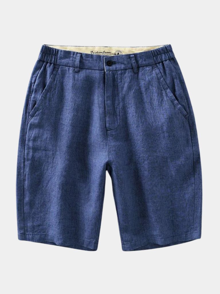 Linen Shorts Bleu Horizon