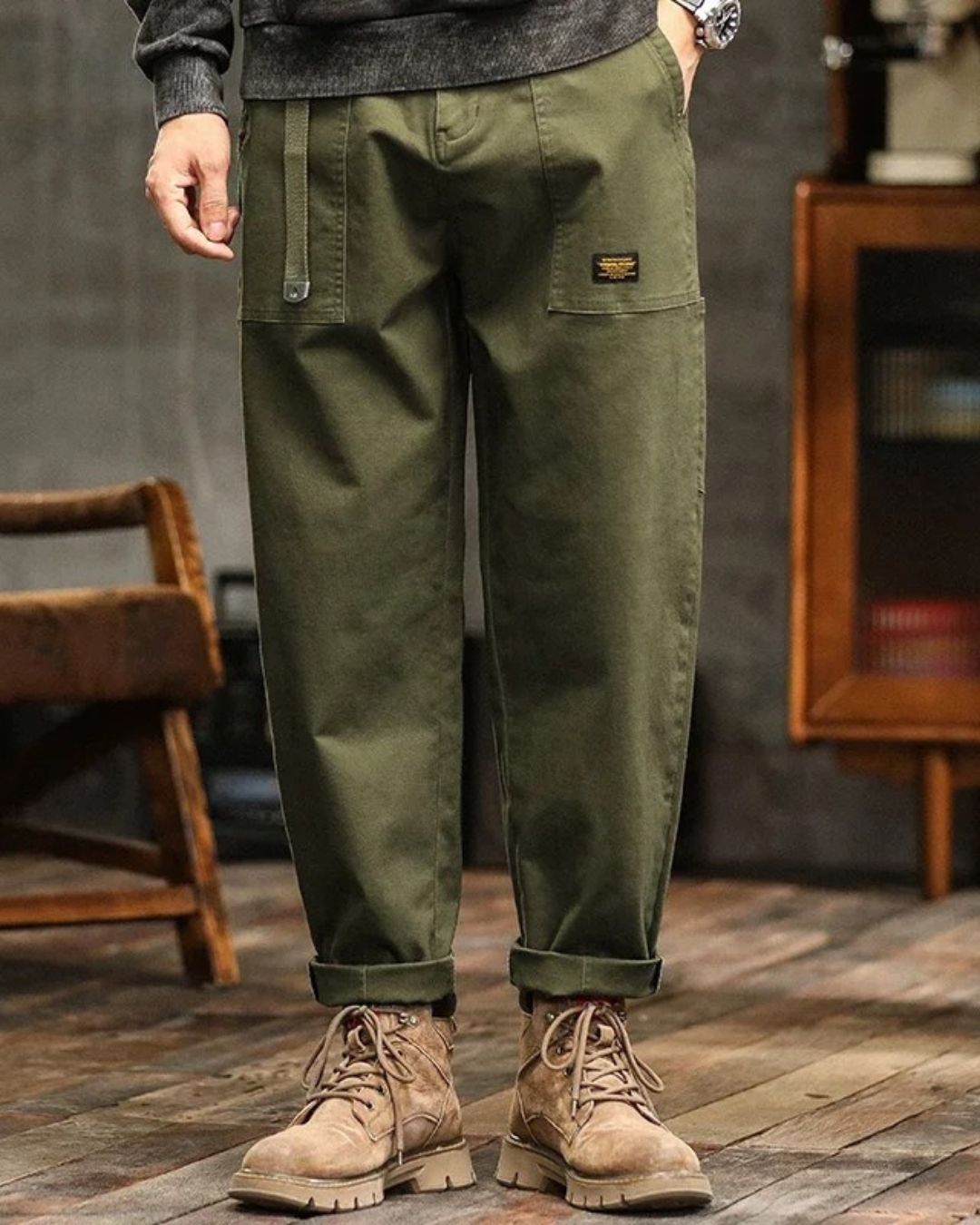 Crawford | Men's Cargo Pants - Cotton Relaxed Fit