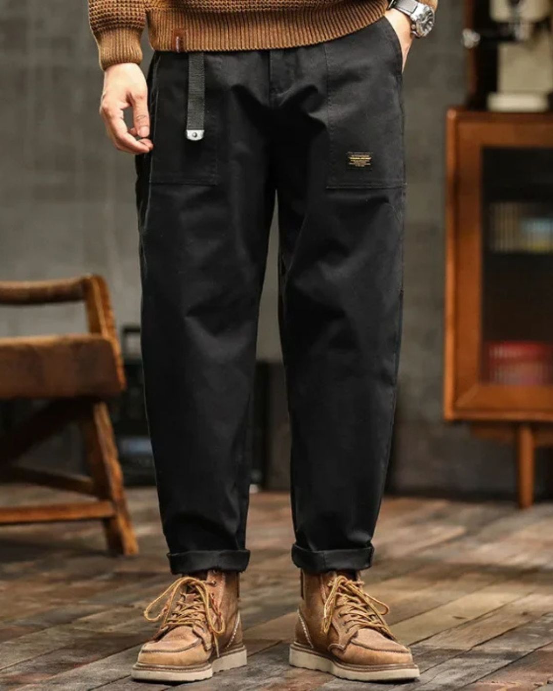 Crawford | Men's Cargo Pants - Cotton Relaxed Fit