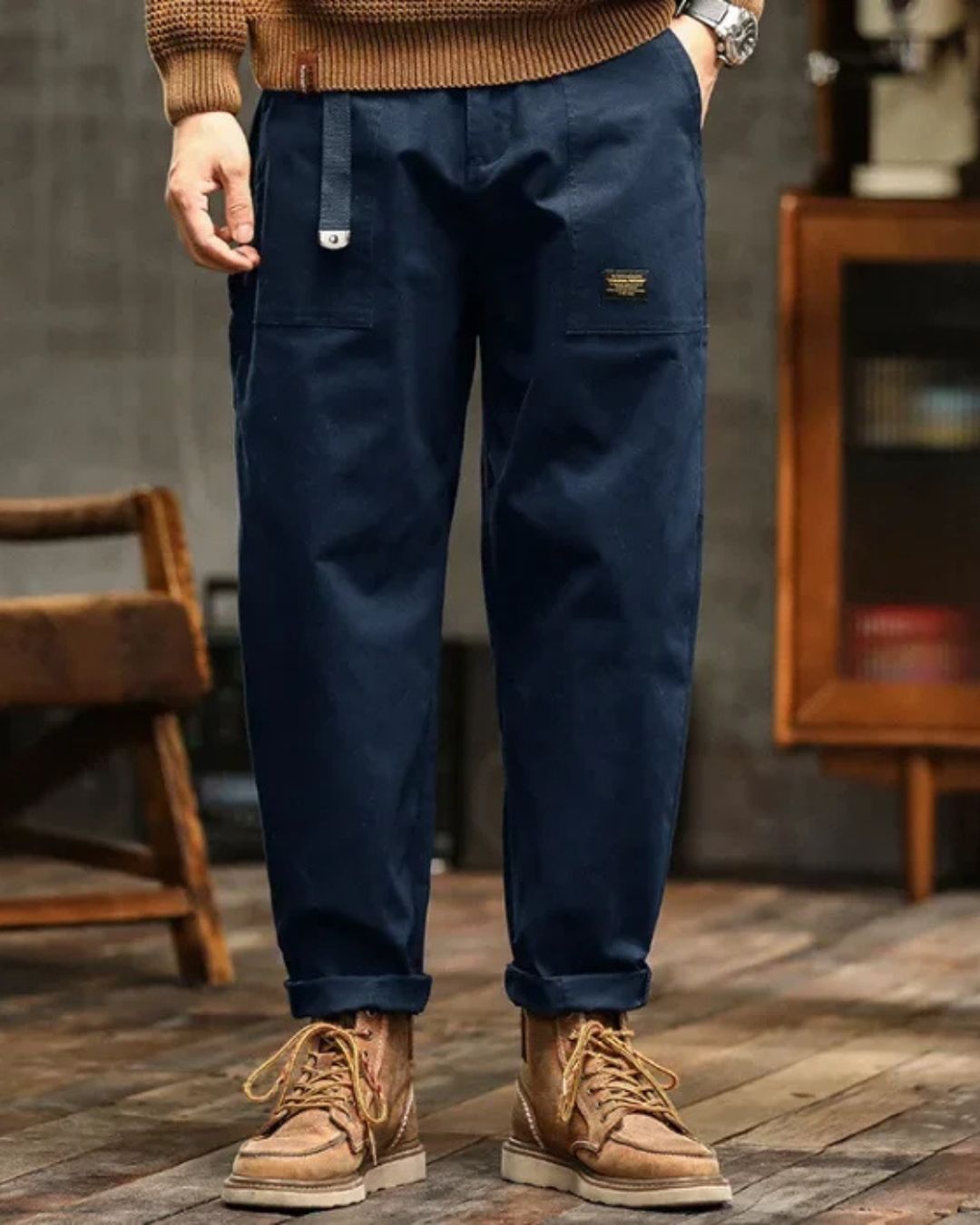 Crawford | Men's Cargo Pants - Cotton Relaxed Fit