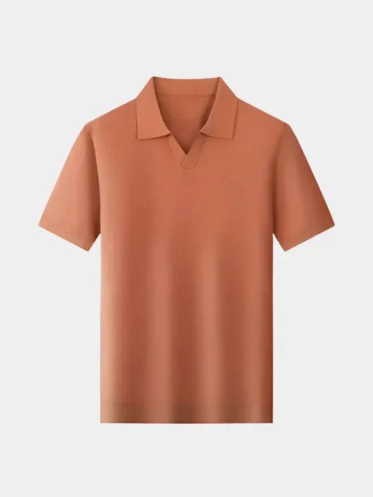 Casual Polo Shirt Without Buttons