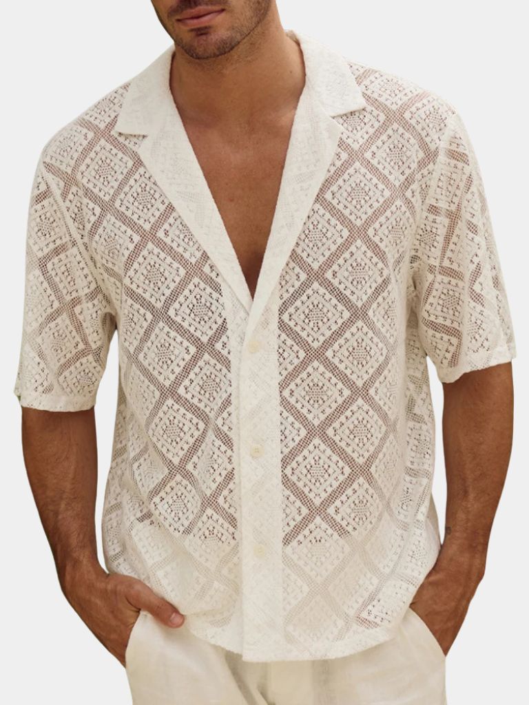 Summer Polo Shirt Coastal Reverie