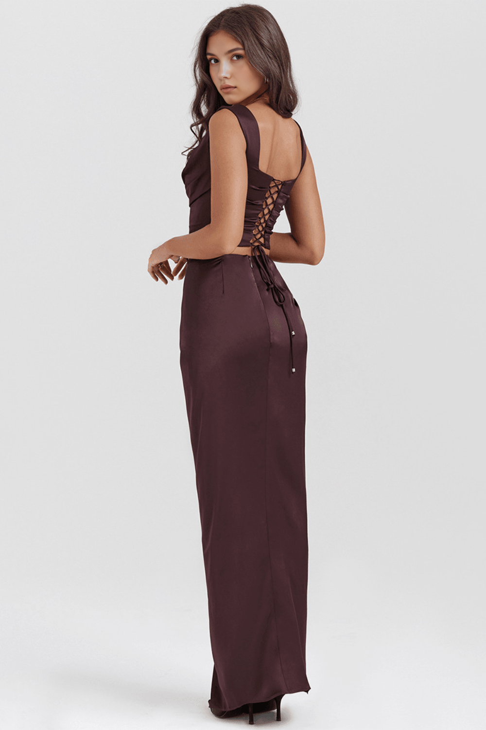 AMARI - BROWN CORSET