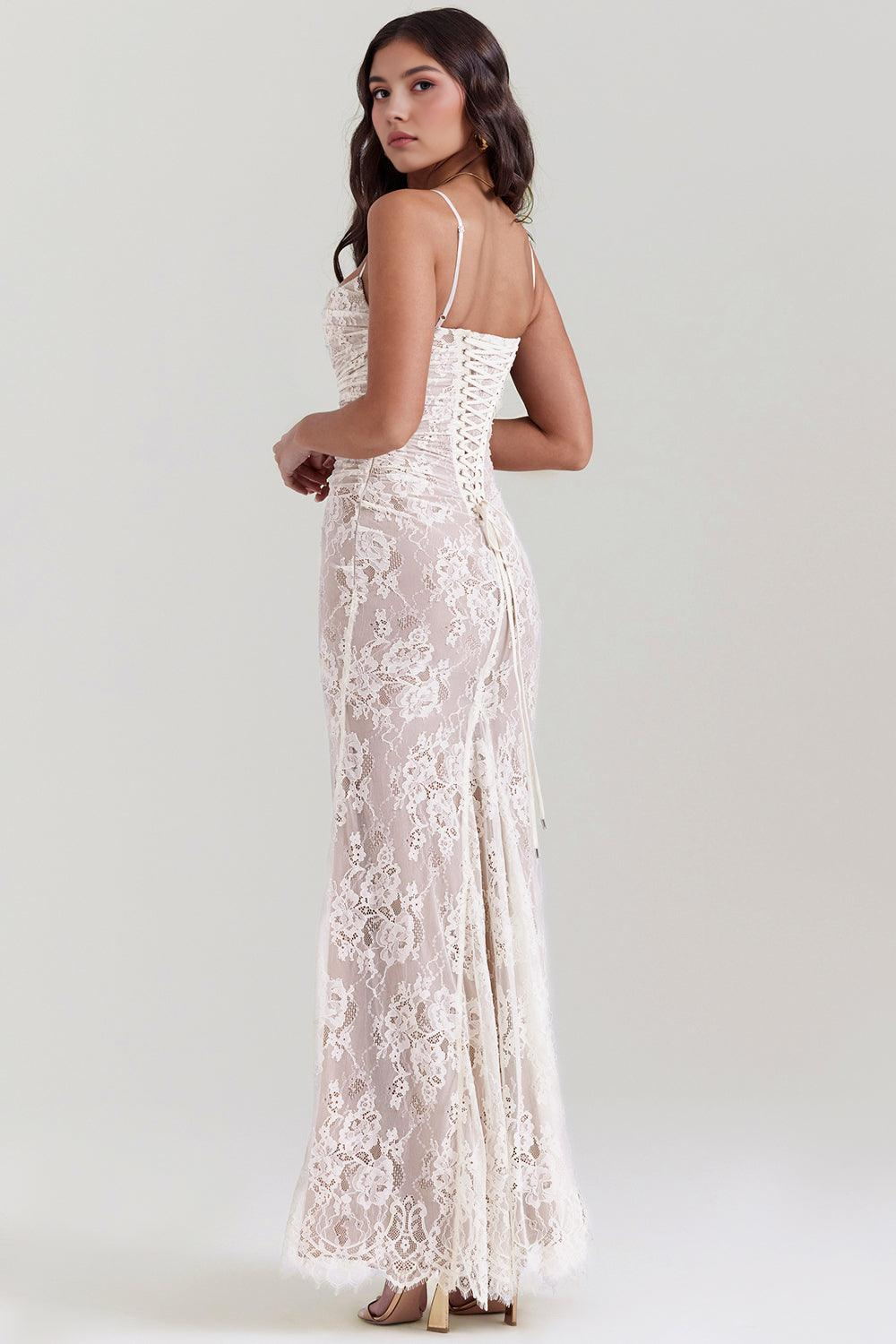 CELESTE - Lace Maxi Dress