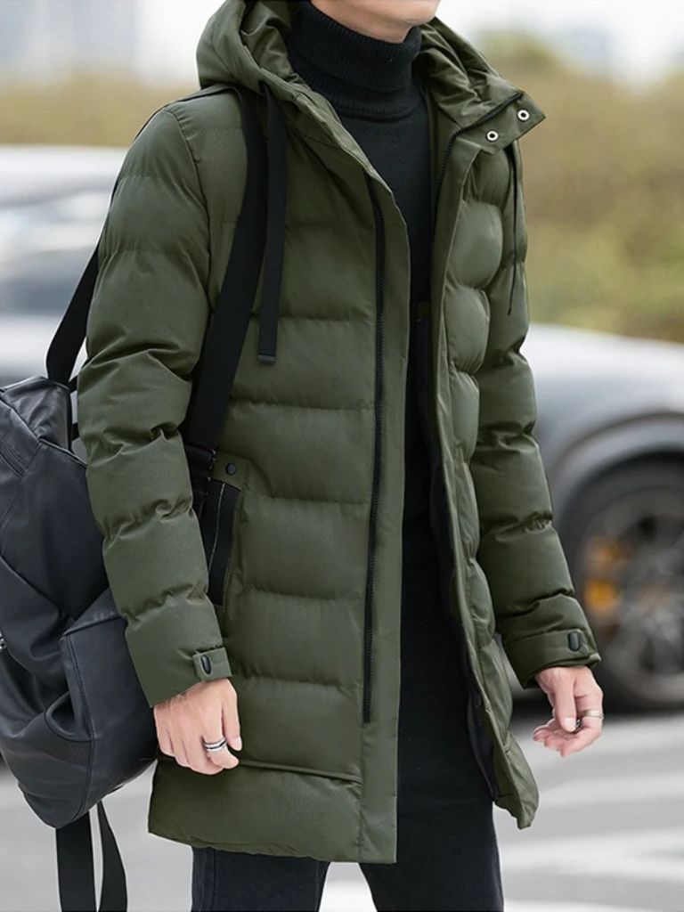 Minimalist Long Down Jacket