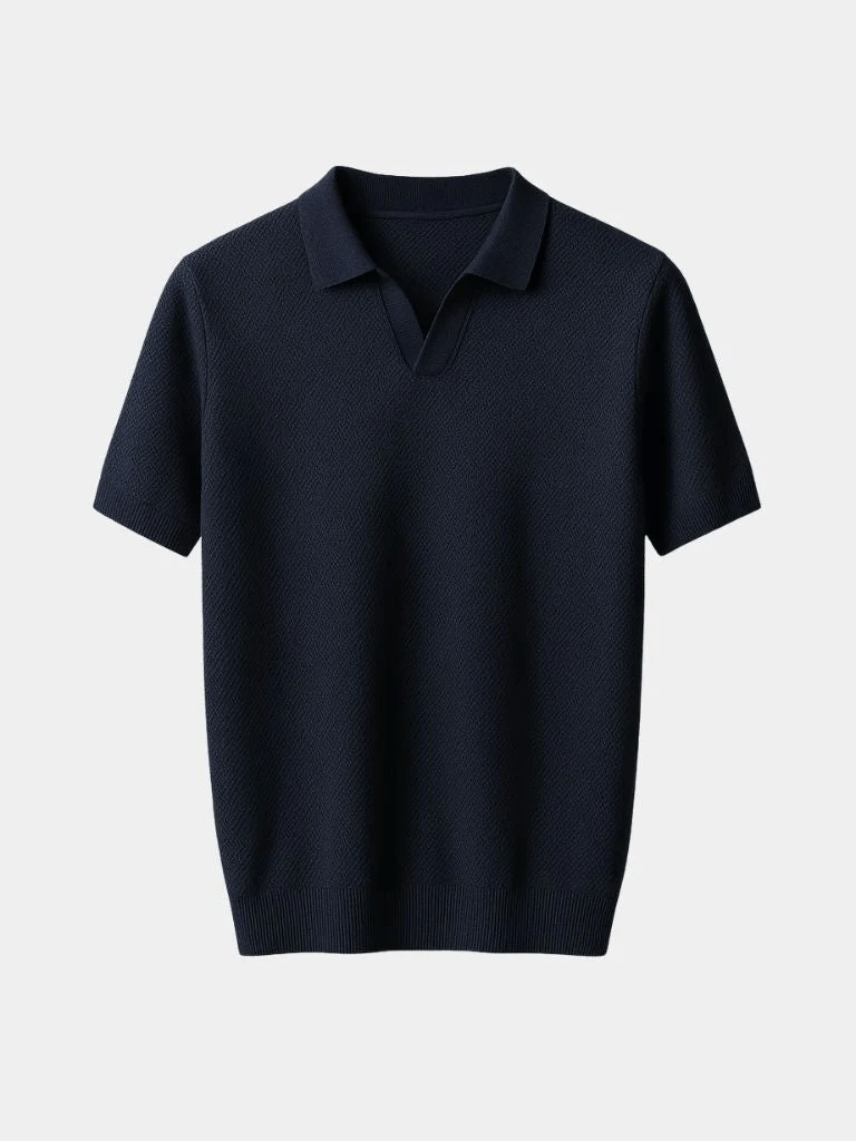 Old Money Cotton Polo Shirt