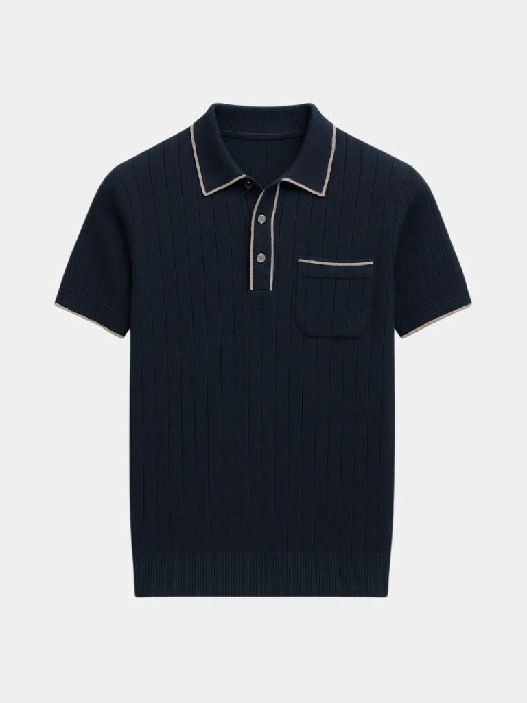 Old Money Knit Polo Shirt