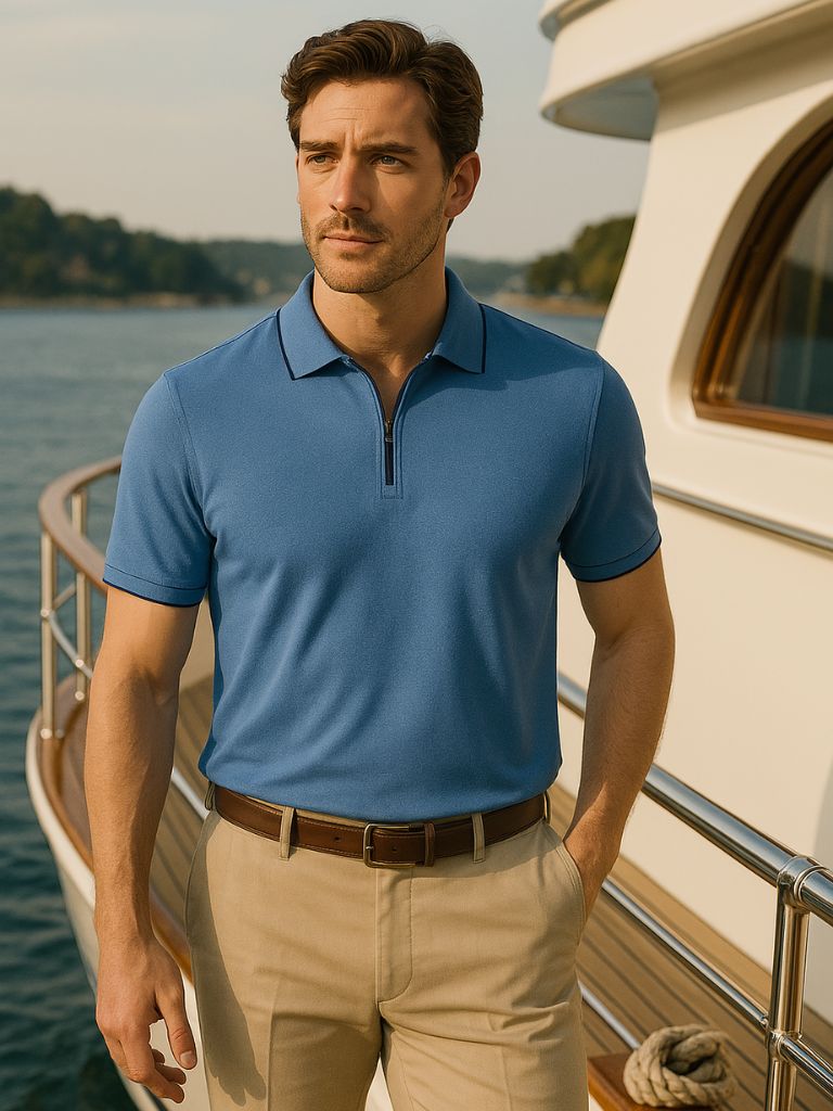 Regis Quarter-Zip Polo