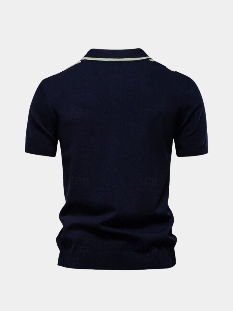 Retro Stripe Polo