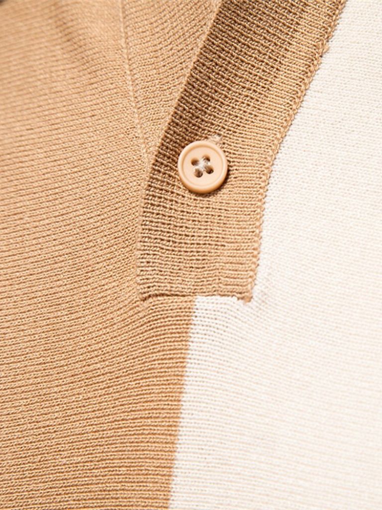 Retro Stripe Polo