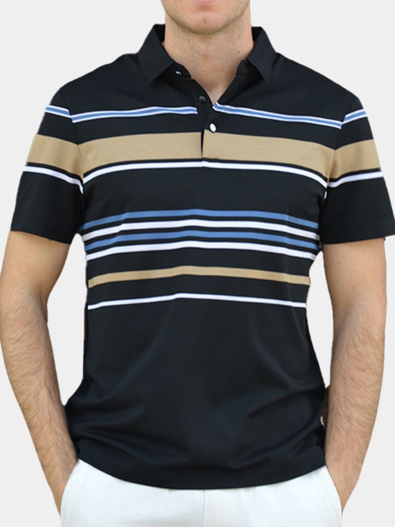 Sunset Stripe Polo