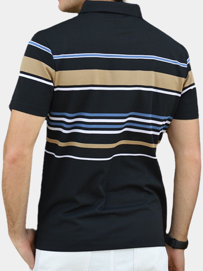 Sunset Stripe Polo