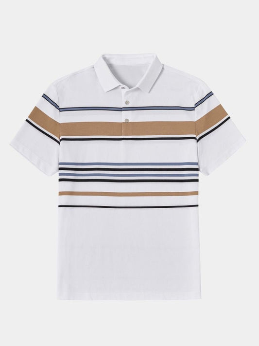 Sunset Stripe Polo