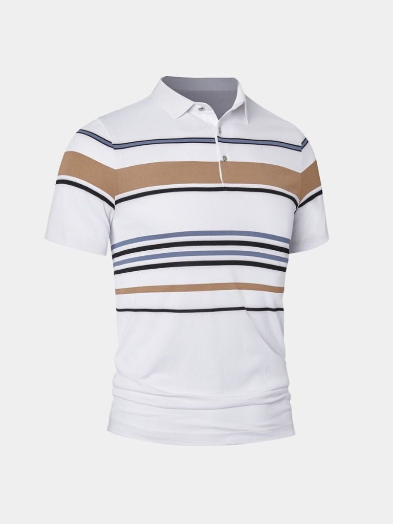 Sunset Stripe Polo