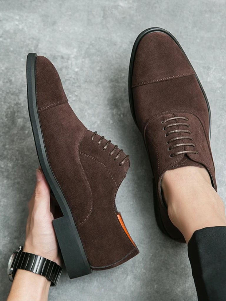Derby Velvet Monarch Shoes