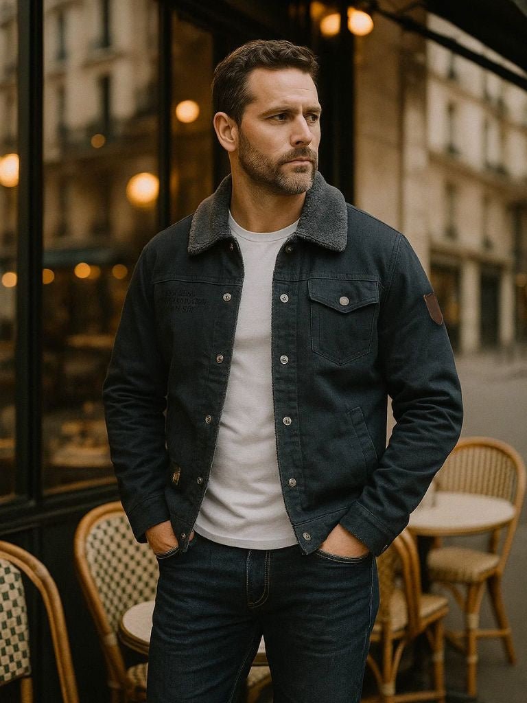 Vintage Military Aviator Jacket